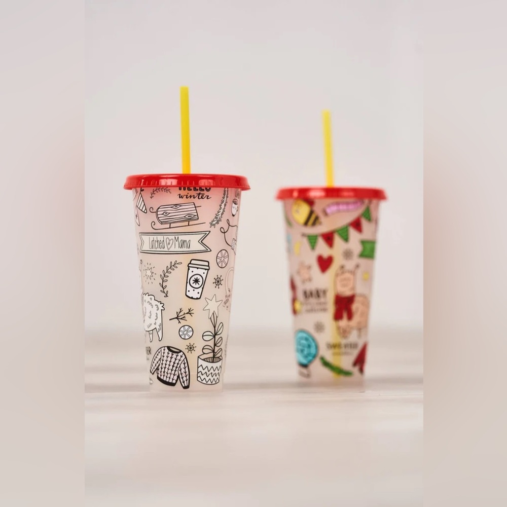 FREE IN BUNDLE 🦙Latched Mama🦙 Winter Color Changing Cup